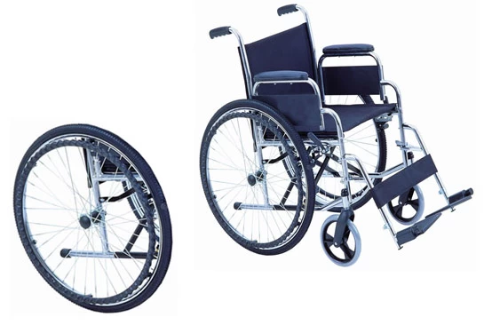 2015 hot fashion durable customized pu free inflation wheelchair wheel