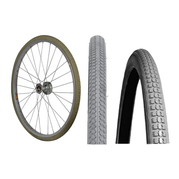 24 pouces de pneus solides en polyuréthane fauteuil roulant pneus PU bande de roulement des pneus gonflables gratuits