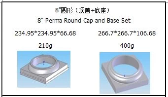 8 ROUND TUSCAN CAP AND BASE China PU building materials manufacturing plant PU Roman PU building materials furniture