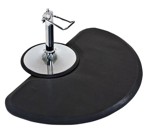 Black anti-fatigue and non-slip hair salon floor mat of barbershop in China supplier