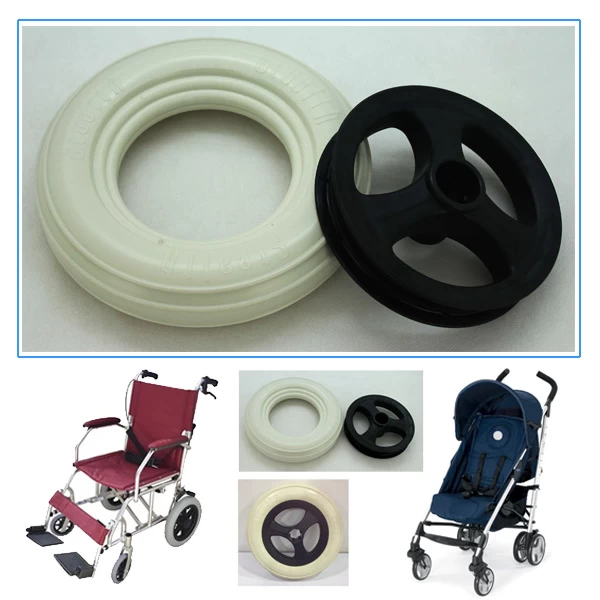 10 inches full PU tires, strollers solid tires, China PU foam tires Suppliers, China pu tire suppliers