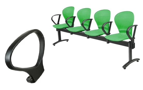 China Xiamen polyurethane self-skinning polyurethane suppliers armrest, PU sofa chair handle, PU conference chair armrest