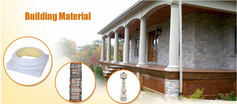 China polyurethane balustrade manufacturer, Decorative baluster, outdoor balustrade mould, waterproof pu foam baluster