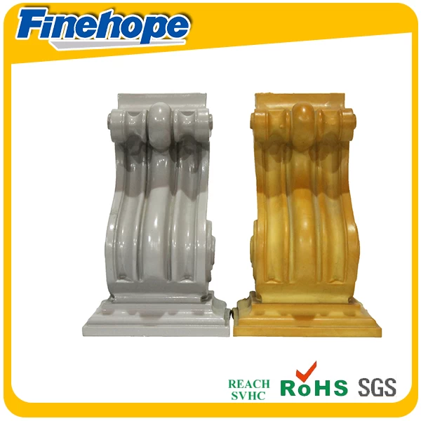 China supplier PU wood-like plastics for building,decorative PU rigid foam panels, imitation wood Pillar, building PU decoration,pillar