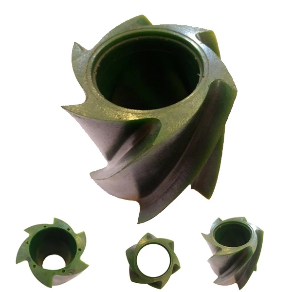 Chinese polyurethane parts maker line equipment green PU scraper blade wheel, polyurethane elastomer roller,China PU scraper blade wheel suppliers