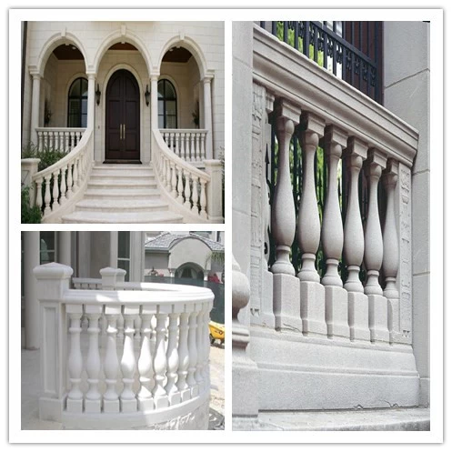 Classical polyurethane building material Stair Bridge Railings balusters