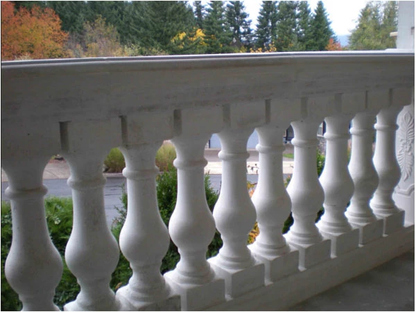 Decorative railing and balusters, balusters for garden, outdoor PU balusters, Polyurethane PU balustrade