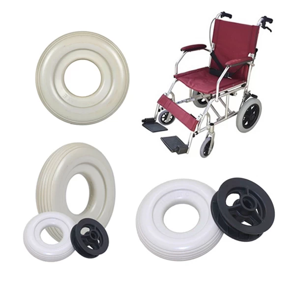 Polyurethane stroller wheels, tires and wheels, stroller with big wheels, solid wheelbarrow tires, strollers with big wheels