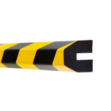 Good quality yellow and black PU foam wall-edge corner protector for safety