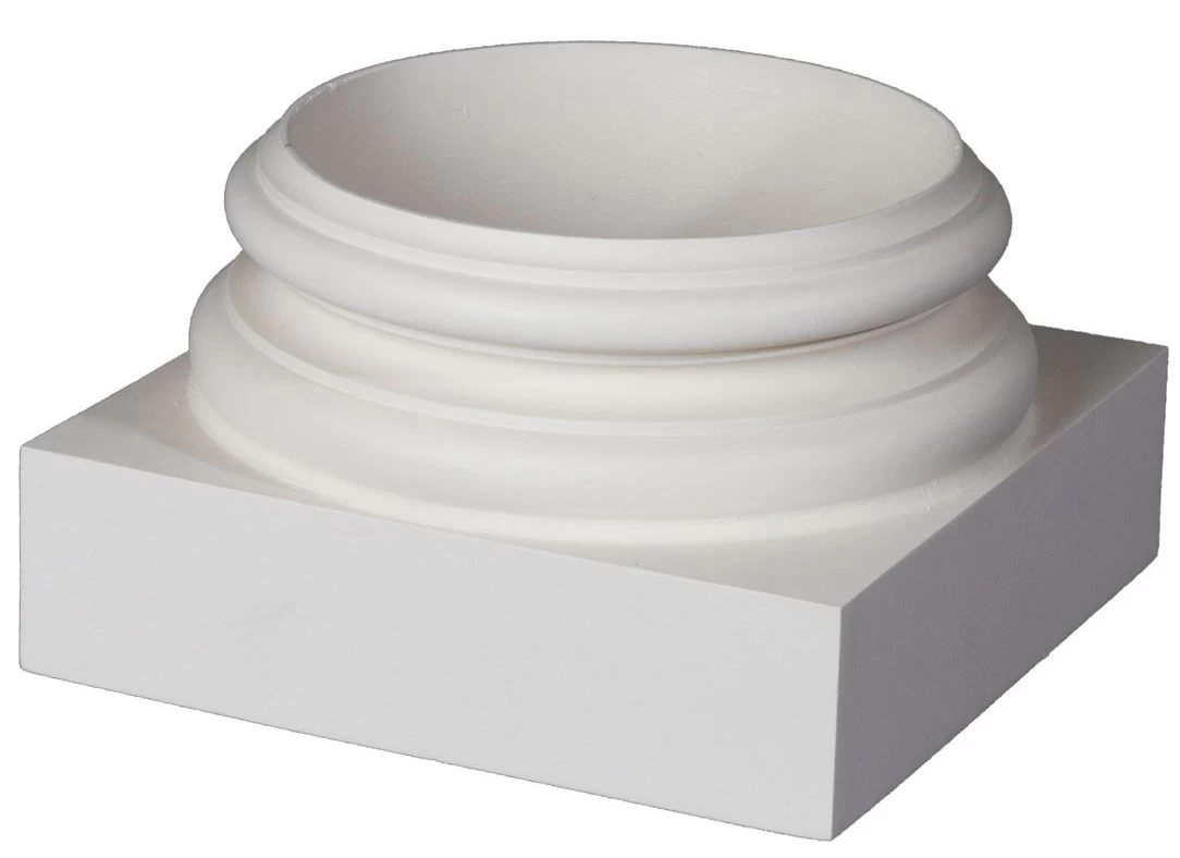 High quality OEM design white building material column base and caps