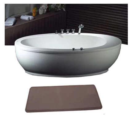 OEM design SGS certification washable black bath mat