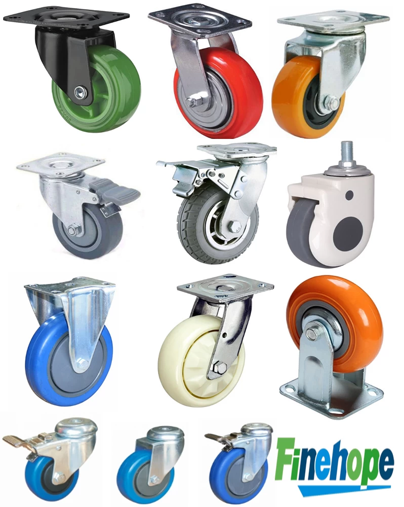 PU casters, PU wheel manufacturers, polyurethane elastomer wheels
