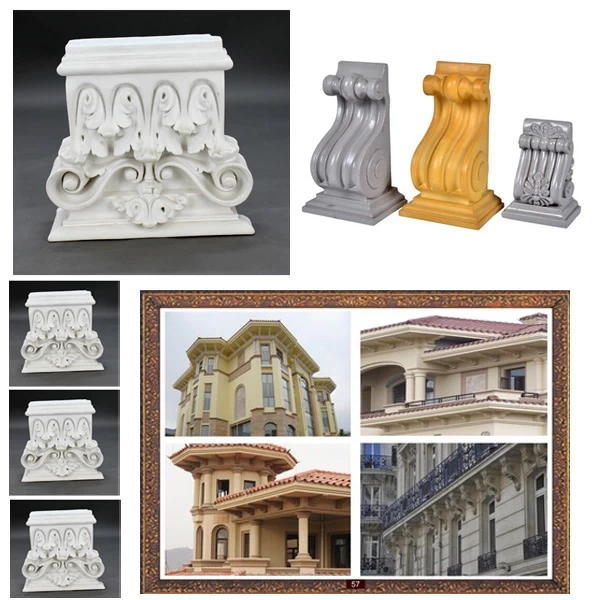 PU corbels, brackets building materials, polyurethane wood eaves care