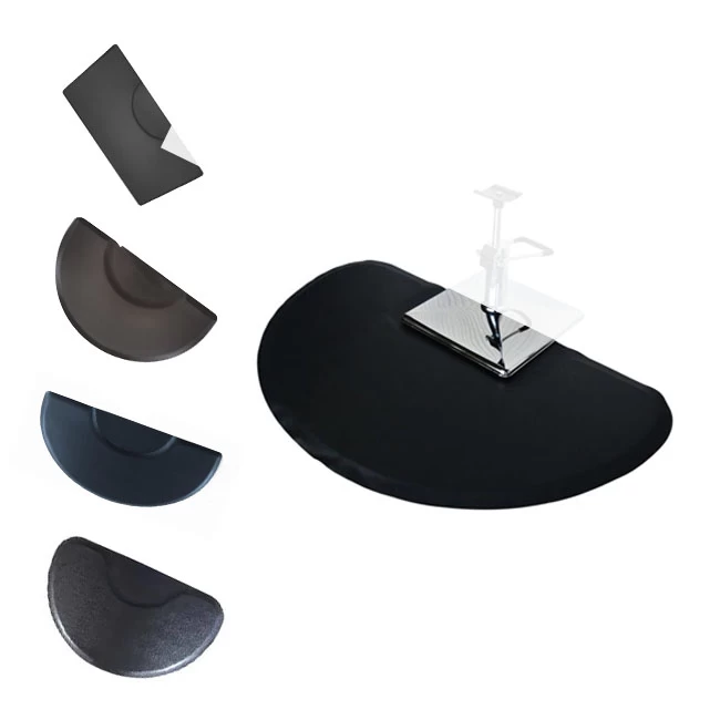 Polyurethane Pu Square or Round Salon Mat Antifatigue and Waterproof And Non-slip In Hairdressing Barbershop