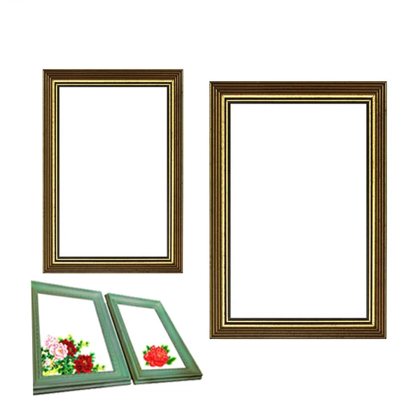 Polyurethane frame display cabinets, PU wood frame, polyurethane square frame