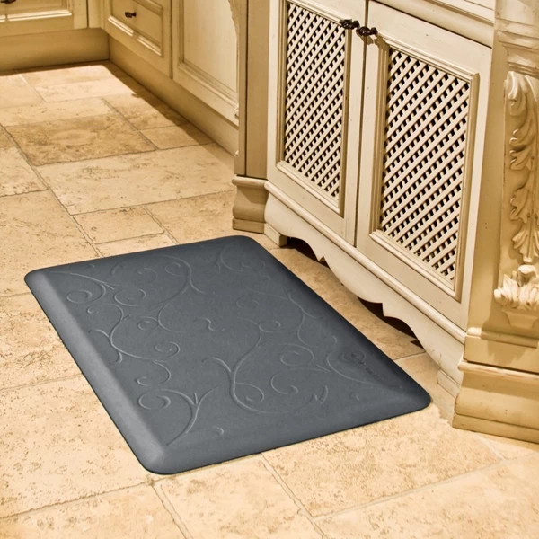 Polyurethane comfort mats kitchen, comfort kitchen floor mats, black kitchen floor mats, black anti fatigue mat, best anti fatigue floor mats