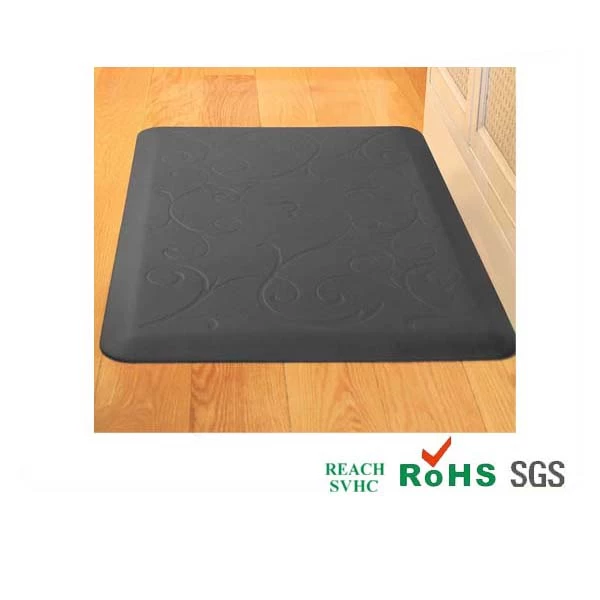 Polyurethane square floor mat Chinese suppliers, PU foam anti-fatigue mats Chinese factory, mold custom PU mats in China