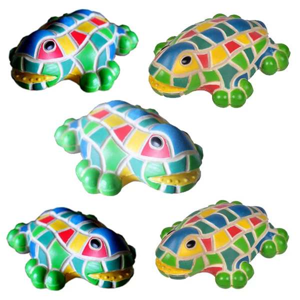 Production of customized PU Foam color frog toy, China Xiamen polyurethane foam toy supplier,PU TOY SUPPLIERS