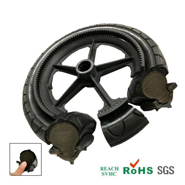 Scooter tire filling Chinese suppliers, PU solid tire factories in China, polyurethane filled tires made in China, PU solid tire filling