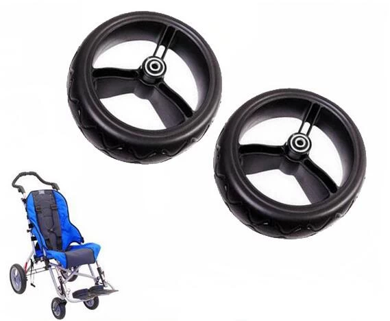 Urethane rubber tire trolley supplier china  of children, child trolley PU solid tire, PU tire trolley children