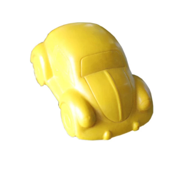 하문 공장은 폴리 우레탄 부드러운 PU 고 반발 스폰지 PU 노란색 비틀 자동차 장난감을 사용자 정의
