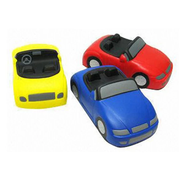 China Xiamen supply customized polyurethane, PU toys of various styles, PU high rebound car toy car