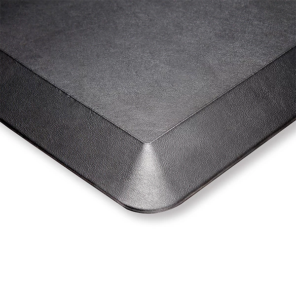 bevel edge design mat, anti warped mat, custom colors PU mat, high density anti fatigue mat, mat with SBR backing, anti slip backing mat