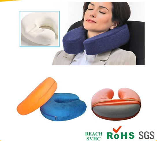 cervical neck pillow, memory pillow, u shape neck pillow