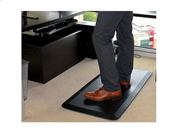 china OEM anti slip kitchen floor, black 36x24 anti fatigue mat, long mat for kitchen floor