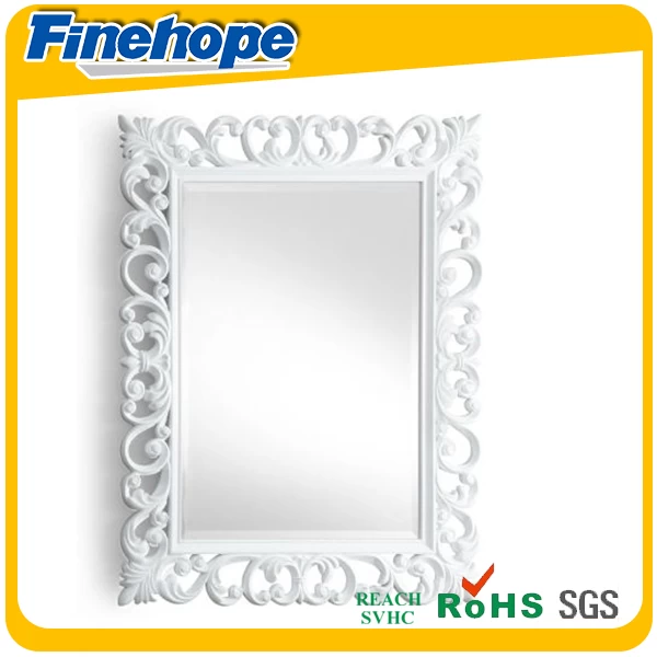 Faux Wood Mirror Frame, Frame Mirror, Painting Frame Bilderrahmen, High Quality PU Frame, Wall Frame China Lieferant