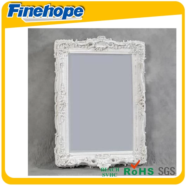 Faux Wood Mirror Frame, Frame Mirror, Painting Frame Bilderrahmen, High Quality PU Frame, Wall Frame China Lieferant