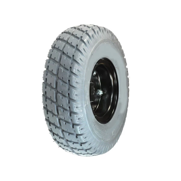 Chine good quality wheelchair, medical wheelchair, solid tires ,Flat-Free Garden Cart Flat-Free Tire fabricant