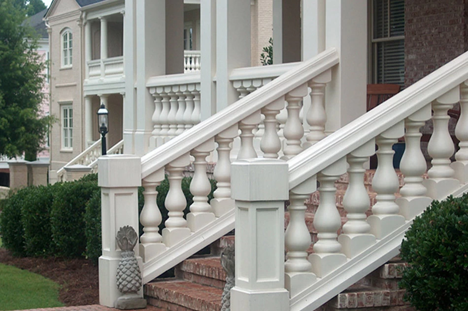 porcelana indoor baluster stair railing fence balusters baluster stairs Polyurethane stair baluster fabricante