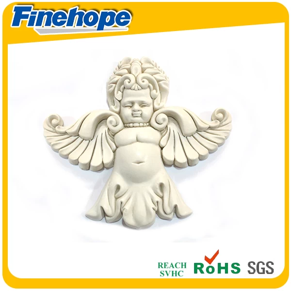 Китай новинка скульптура ангела, имитирующая деревянного ангела, украшение художественной скульптуры, украшение здания ангела, мебельная скульптура производителя