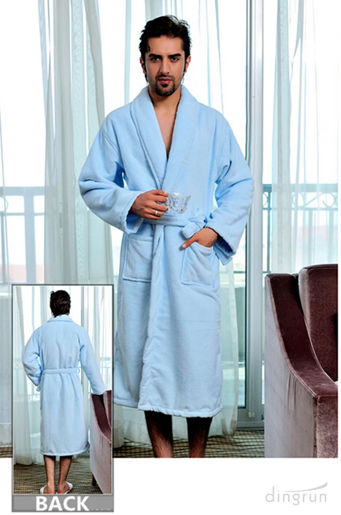 Albornoz De Lujo De Felpa De Microfibra De Doble Capa Albornoz De Alta  Calidad PARA Hotel De Cinco Estrellas Y SPA Al Por Mayor PARA Hombres -  China Bathrobe and Double Layer