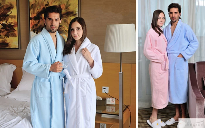 Albornoz De Lujo De Felpa De Microfibra De Doble Capa Albornoz De Alta  Calidad PARA Hotel De Cinco Estrellas Y SPA Al Por Mayor PARA Hombres -  China Bathrobe and Double Layer