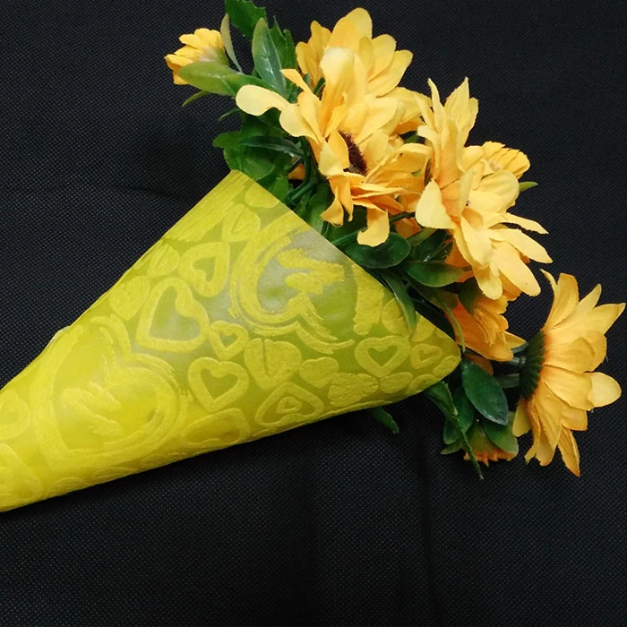 Non Woven Fabrics Wedding Flower Bouquets Packaging