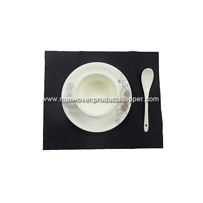 GT-BL01 China Manufacturer Air-laid Non Woven Customized Logo Design Restaurant Wedding Dining Decoration Placemat