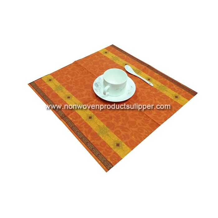 GT-RP01 Disposable Custom Printed Airlaid Non Woven Fabric Dinner Napkin With Logo Supplier