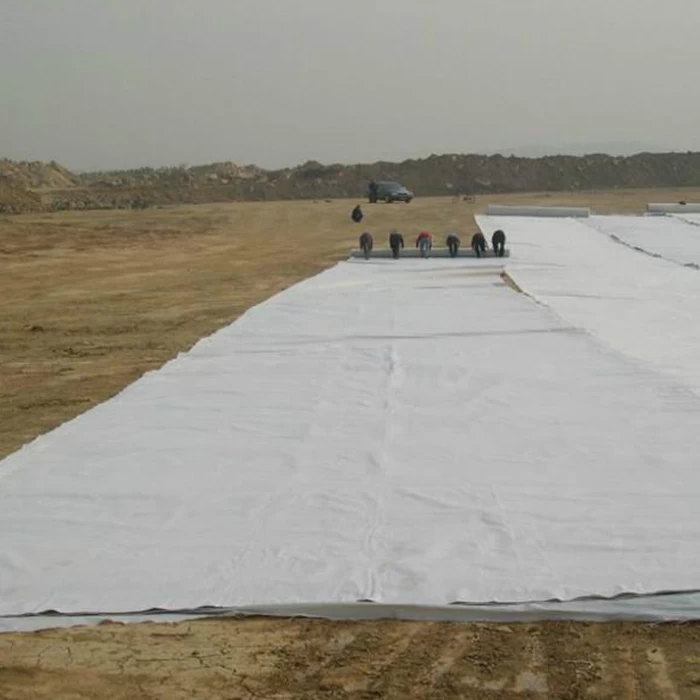 Needle Punched Process Way Non Woven Geotextile For Construction
