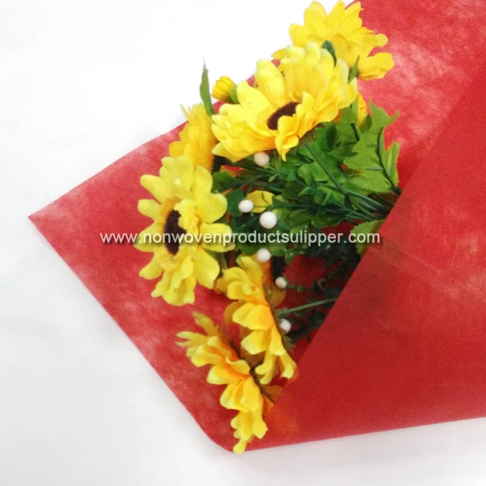 GTYLTC-R Free Sample PET Non Woven Fabric Flower Gift Packing Materials Manufacturer