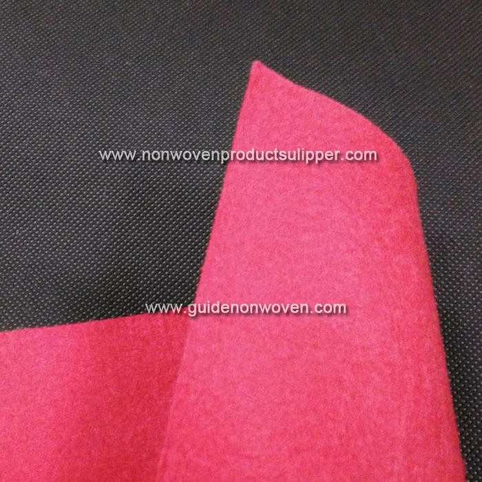 PDSC-CR China Red Color Wholesale Needle Punched Non Woven Fabric Handicraft Felt Products