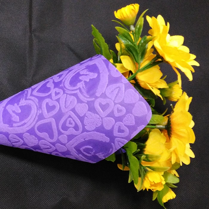 Wrapping Paper For Flowers Flower Non Woven Packaging Vendor