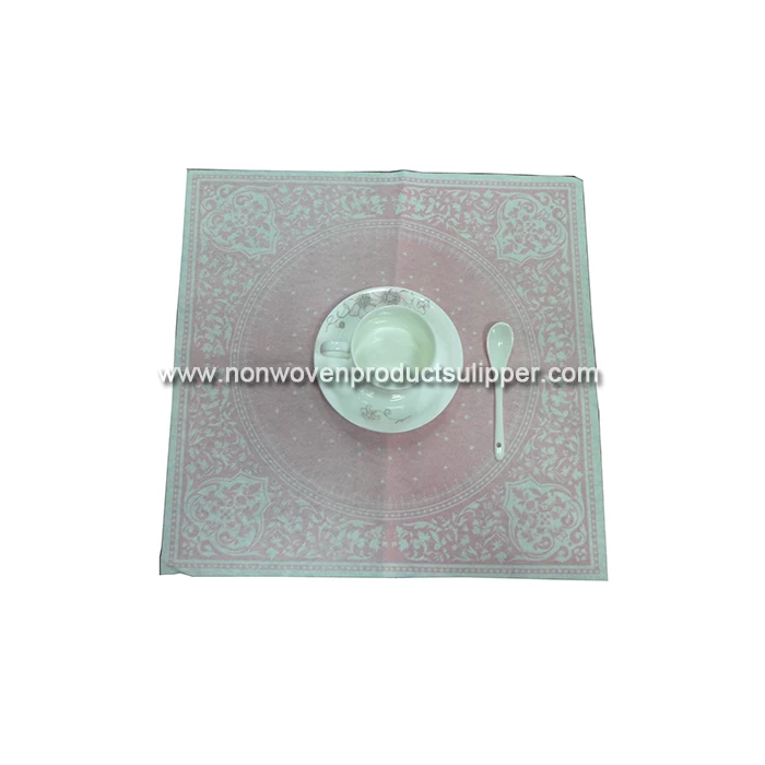 GT-WP01 Custom Printed 1/4 Airlaid Non Woven Fabric Cocktail Dinner Napkin On Sales