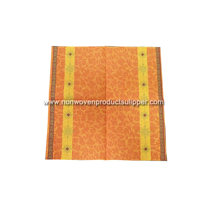 GT-RP01 Disposable Custom Printed Airlaid Non Woven Fabric Dinner Napkin With Logo Supplier