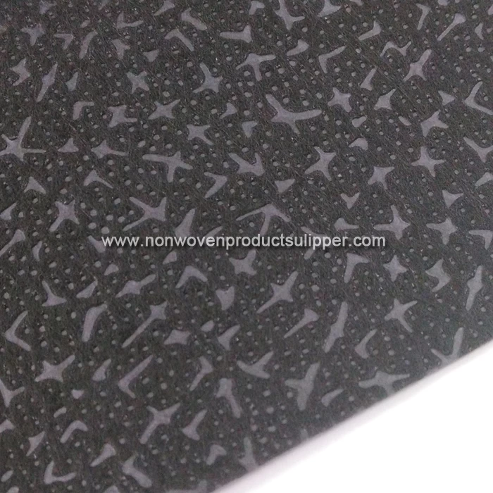 GTRX-B01 Black Color New Embossing PP Spunbond Non Woven Fabric For Disposable Tableware Mat Wholesale