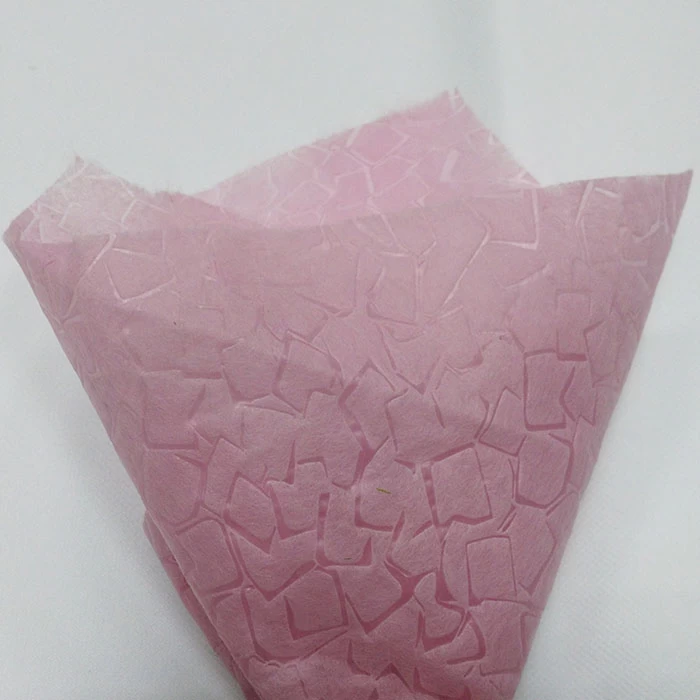 Custom Luxury Non Woven Paper Flower Packaging