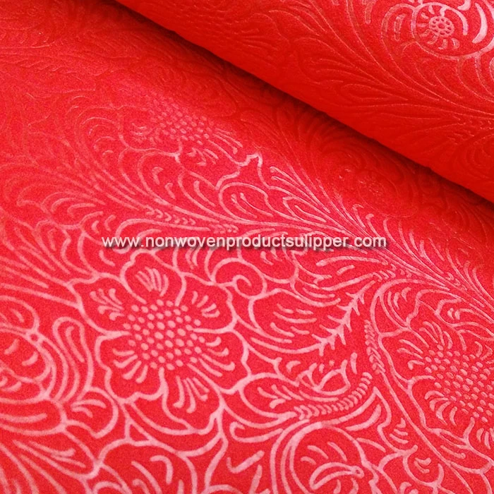 New Embossing GTRX-RE01 PP Spunbonded Non Woven Sleeve Rolls For Wedding Gift Material