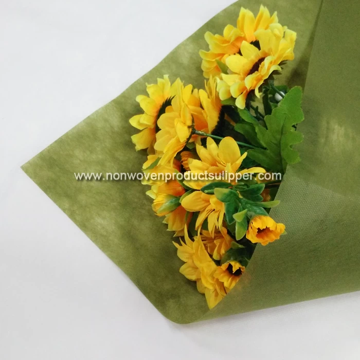 GTYLTC-GG Gift Packing Material Embossed Pattern PET Non Woven Fabric Roll Supplier