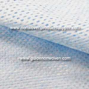 China 70% Viscose 30% Polyester Blue Spunlace Nonwoven Fabric For Medical Use manufacturer